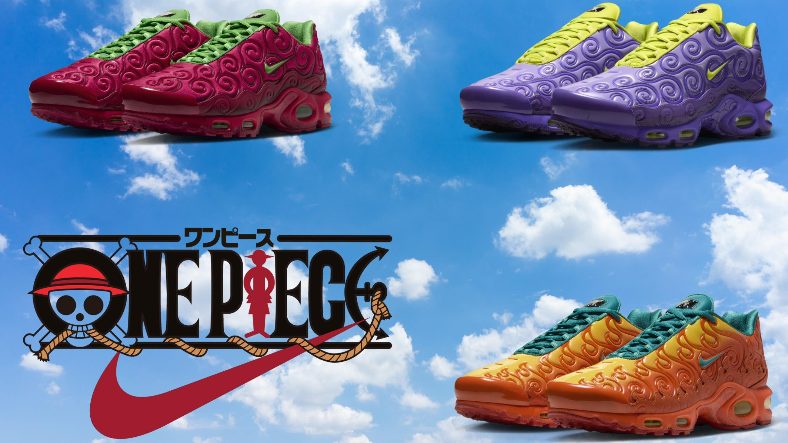 Nike’s One Piece Air Max Plus Devil Fruits Collection Releases September 2026