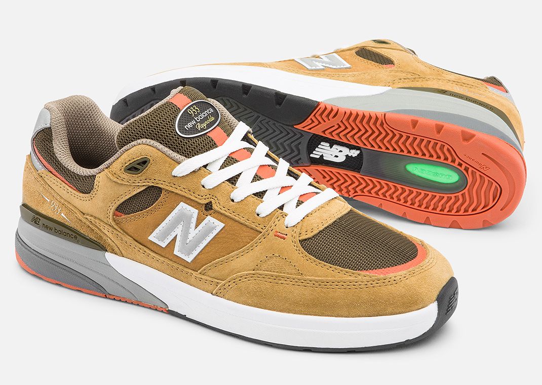 New Balance Numeric Andrew Reynolds 933 Wheat Angle