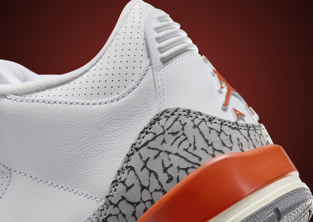 Air Jordan 3 Retro Georgia Peach (W) Heel Detail