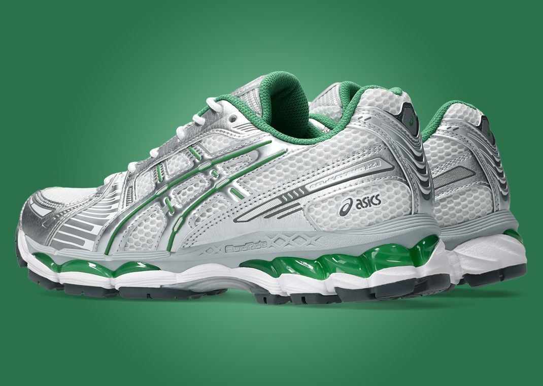 Asics Gel-Kayano 12.1 Metallic Silver Green