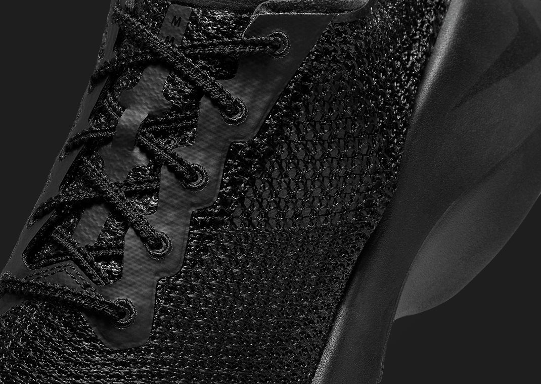 Matthew M Williams x Nike Zoom MMW 6 TRD Run Triple Black Midfoot