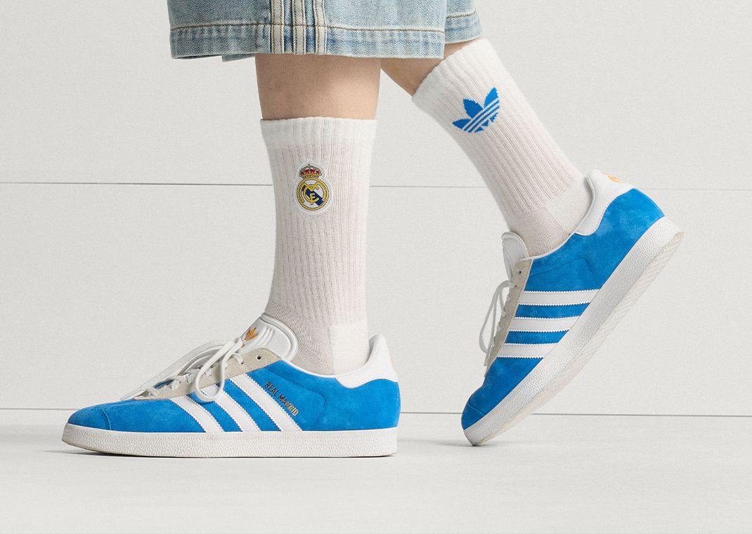 Real Madrid x adidas Gazelle Third Kit Angle