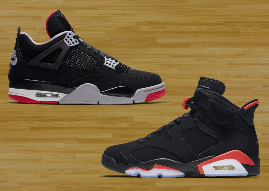 Air Jordan 4 vs. Air Jordan 6