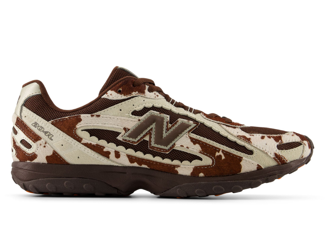 atmos Pink x New Balnace 204L Cow Girl Brown - Lateral