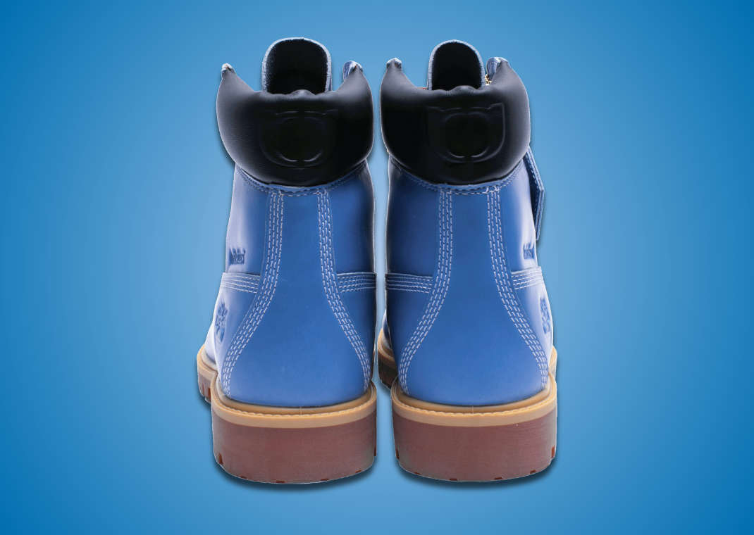 One Block Down x Timberland 6 Inch Lace Up Waterproof Boot Sky - Back