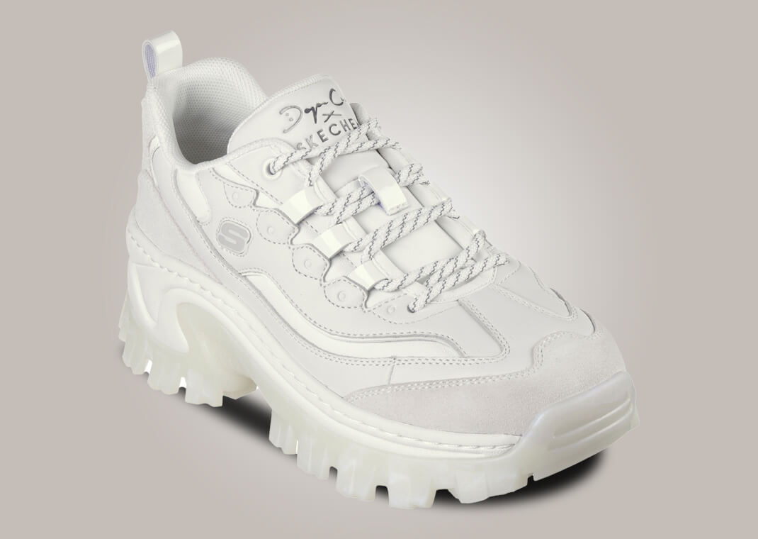 Skechers x Doja Cat: Doja'Lite『177940-WHT』ホワイト Woman Skechers Doja Cat Doja' Lite Premium Lace Up shoe