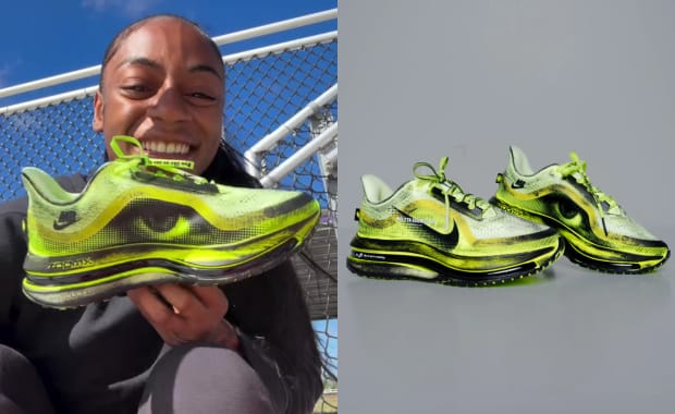 Sha’Carri Richardson Debuts a Melitta Baumeister Nike Pegasus Premium Collab