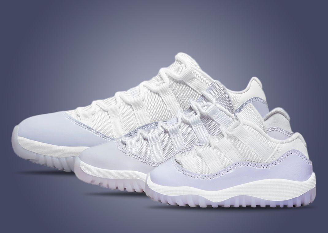 Air Jordan 11 Retro Low "Pure Violet" full-family size run