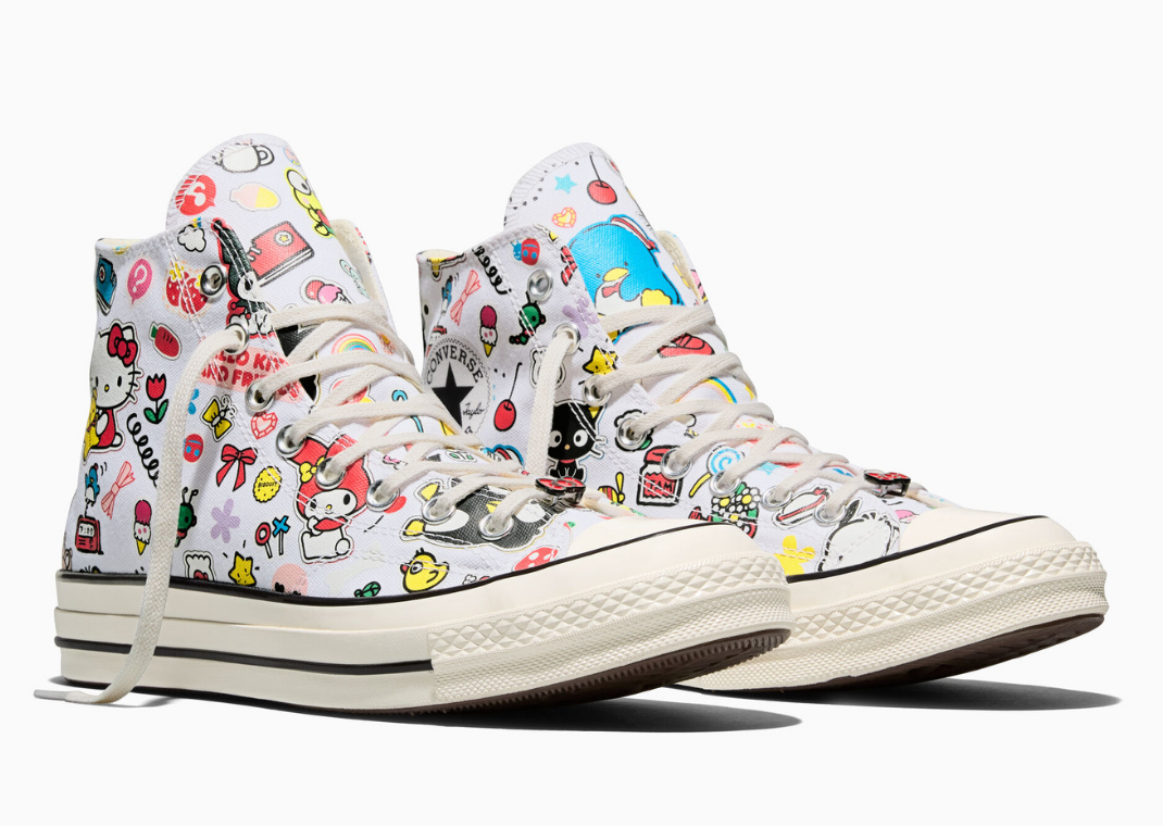 Hello Kitty x Converse Chuck Taylor 70 Stickers - Angle