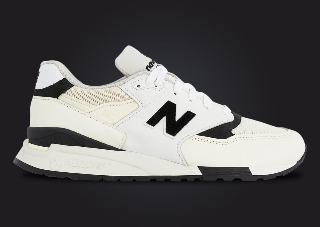The New Balance 998 Made in USA White Black Releases in 2023