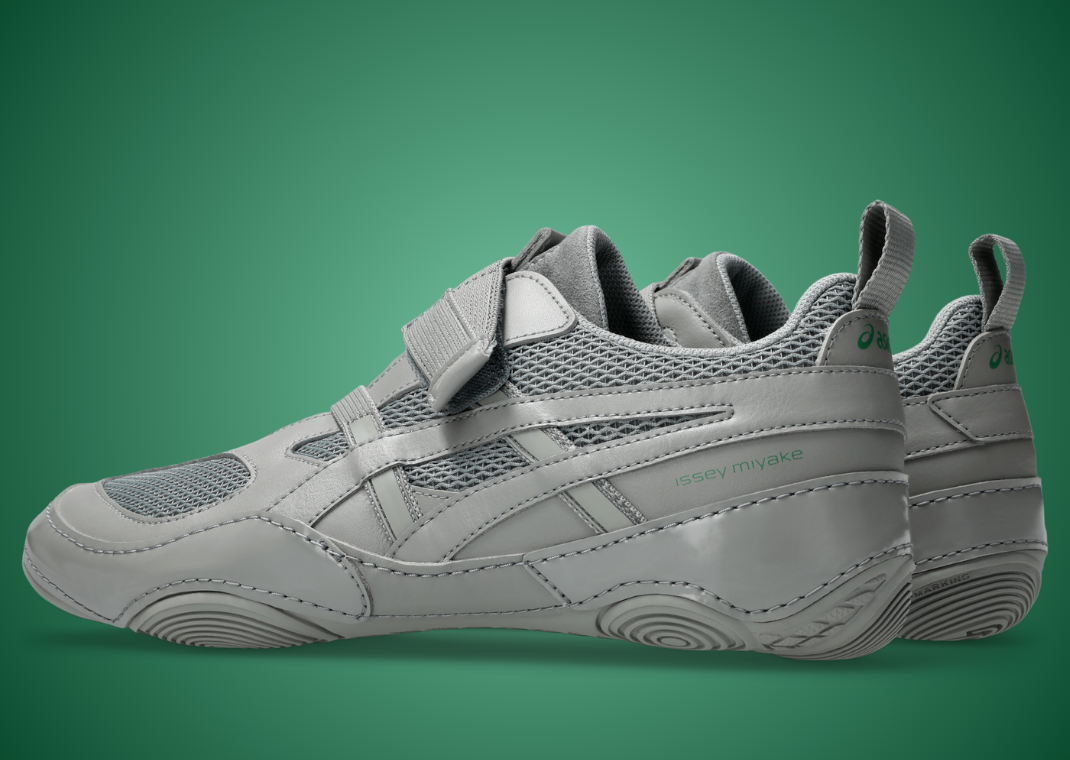 Issey Miyake x Asics Hyper Taping Grey - Heel Angle
