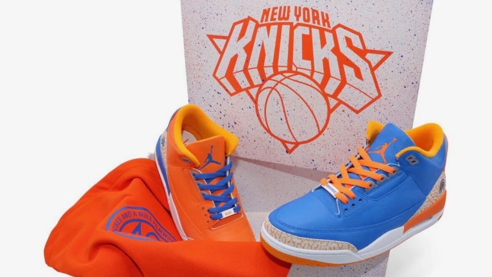 Jordan Made an Orange and Blue Air Jordan 3 for Spike Lee to Rock Courtside at Game 3 of the NBA Finals