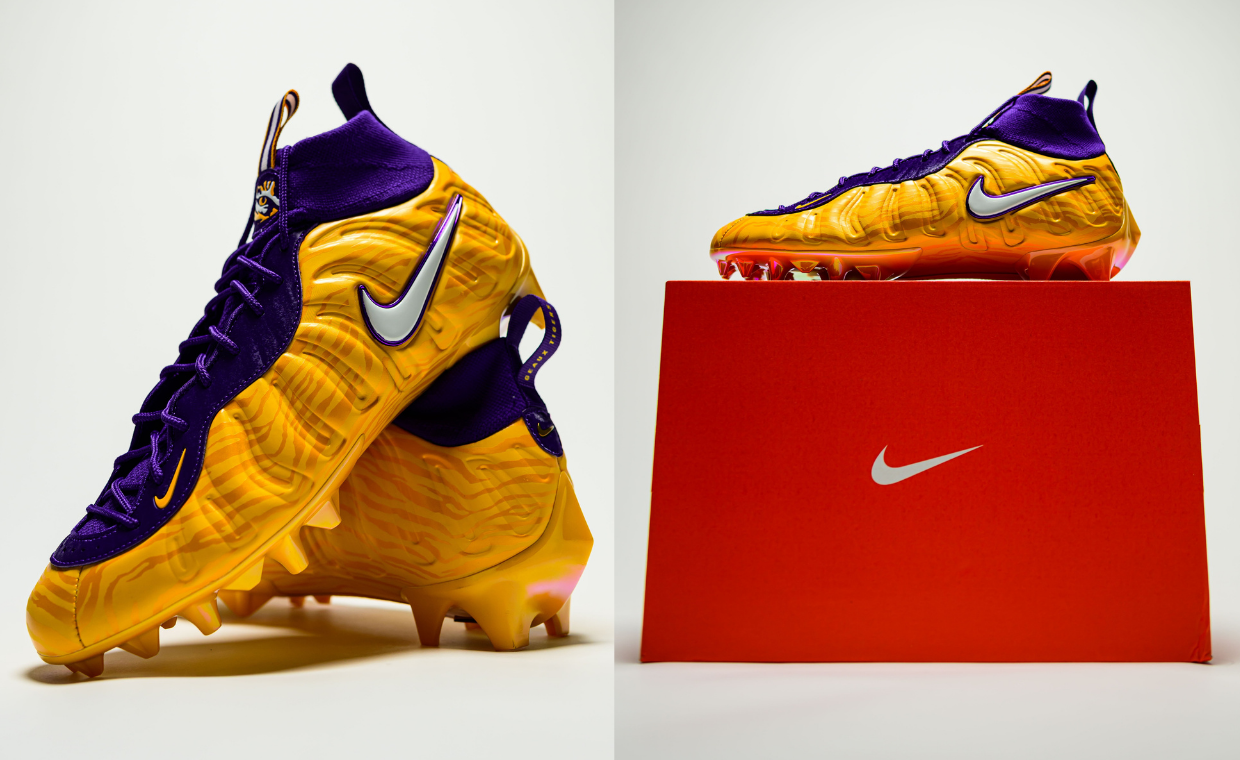 LSU Football is Ready for the Season with a Nike Vaporposite Pro PE Cleat