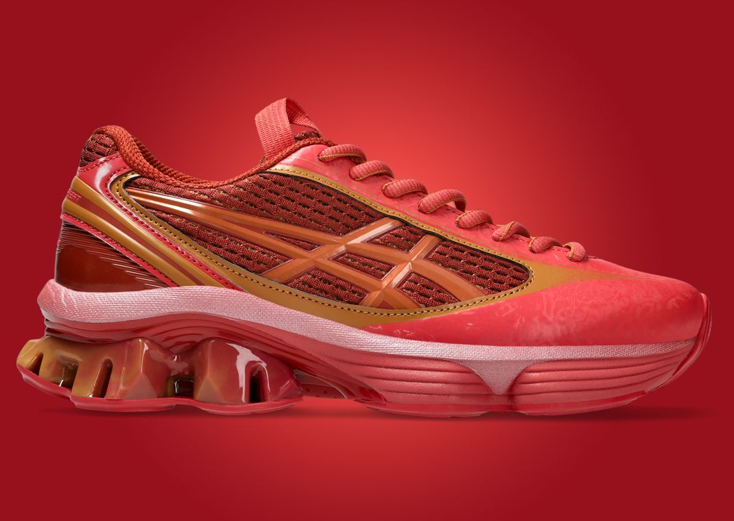 Kiko Kostadinov x Asics US6-S Gel-Kinetic Fluent Cayenne Lateral