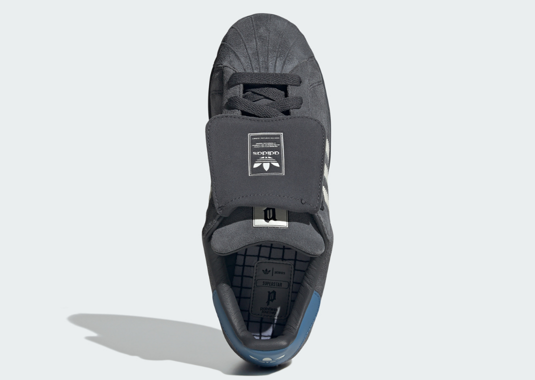 atmos x Pointless Journey x adidas Superstar Dark Grey - Top