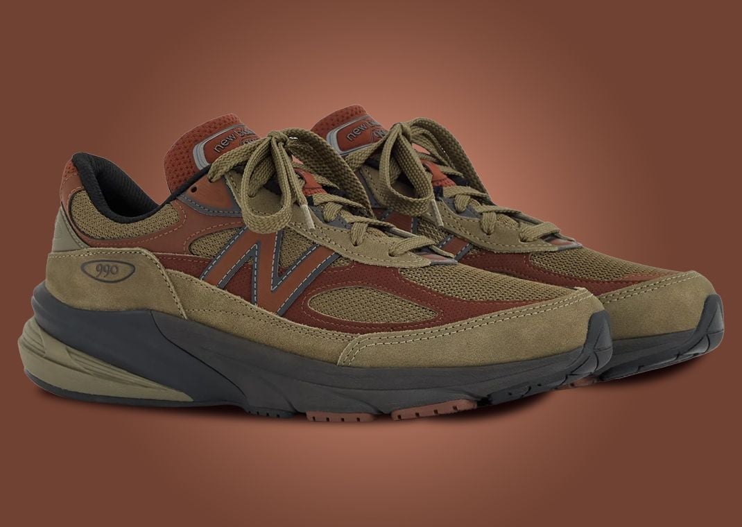 New Balance 990v6 Made in USA Dark Camo