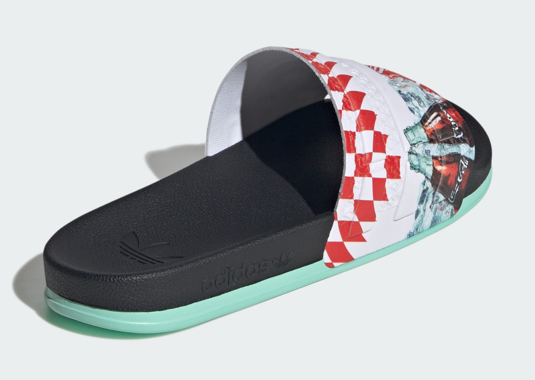 Coca-Cola x adidas Adilette Heel Angle