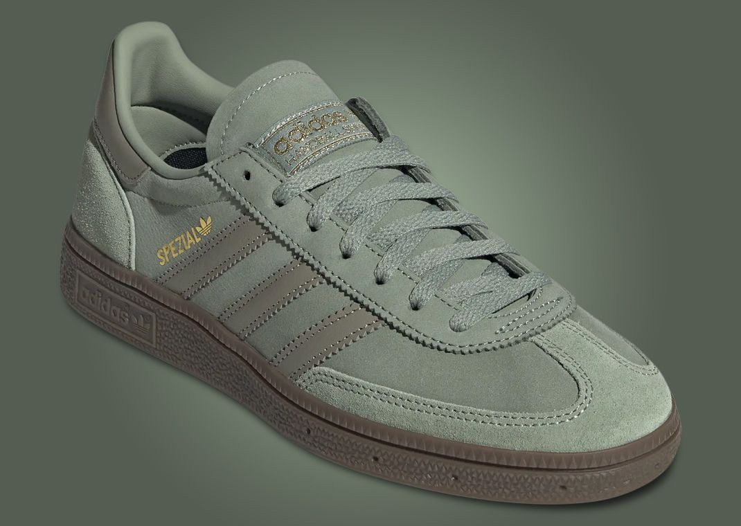 adidas Handball Spezial Silver Green (W) Angle
