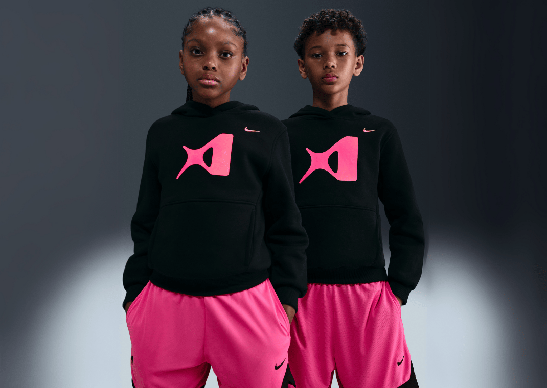 A'ja Wilson Club Fleece Big Kids' Hoodie Black