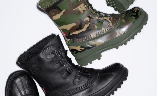 The Supreme x SOREL Caribou Boot Pack Releases December 2024