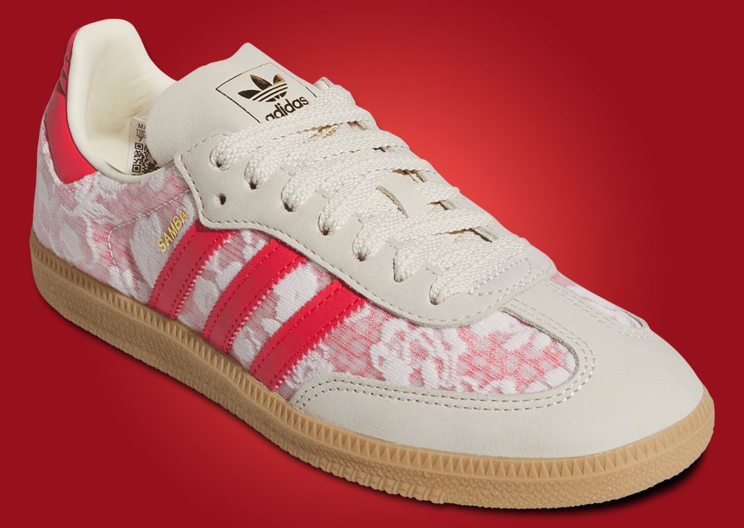 Liberty London x adidas Samba OG Better Scarlet (W) Angle