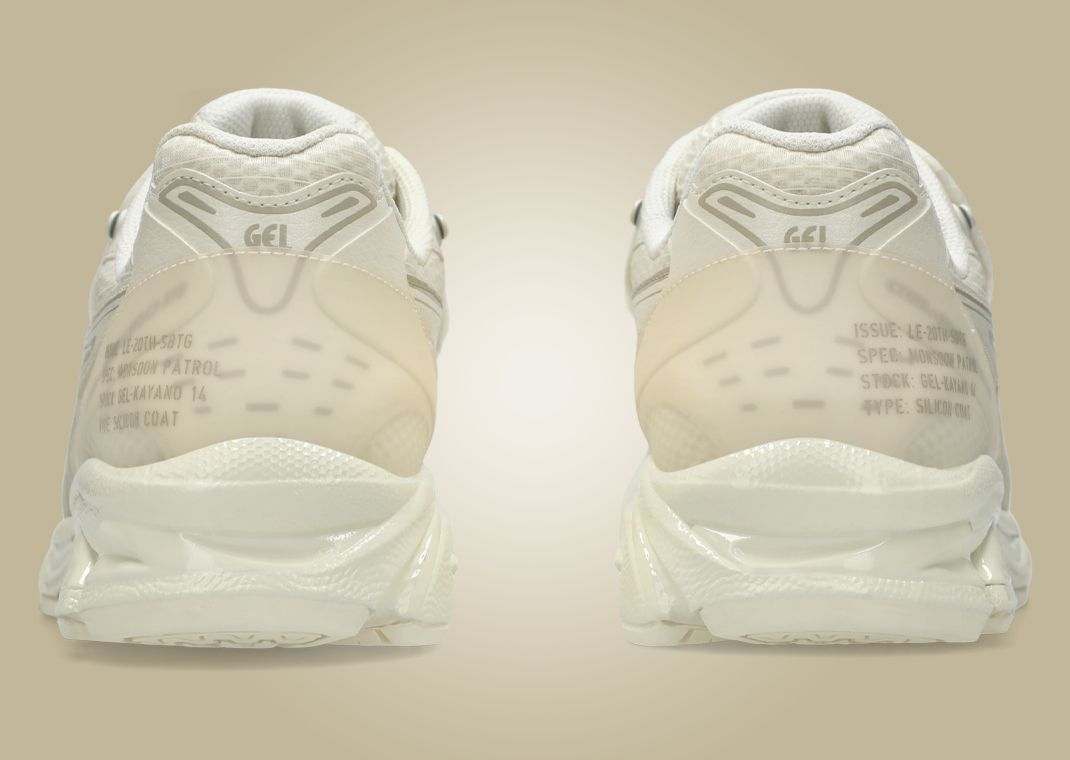 SBTG x Limited Etd x Asics Gel-Kayano 14 Monsoon Patrol Cream Heel