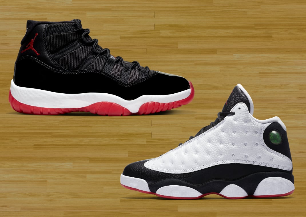 Air Jordan 11 vs. Air Jordan 13