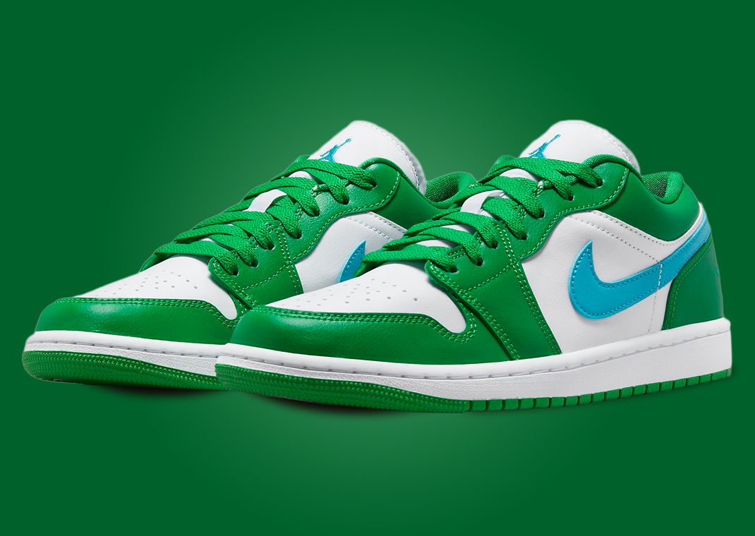 Air Jordan 1 Low "Lucky Green Aquatone" (W)