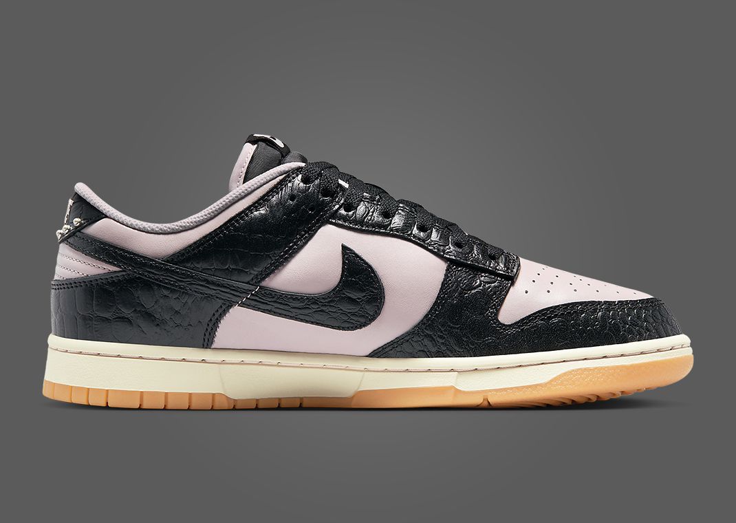 The Nike Dunk Low Black Croc Platinum Violet Releases  display picture 3