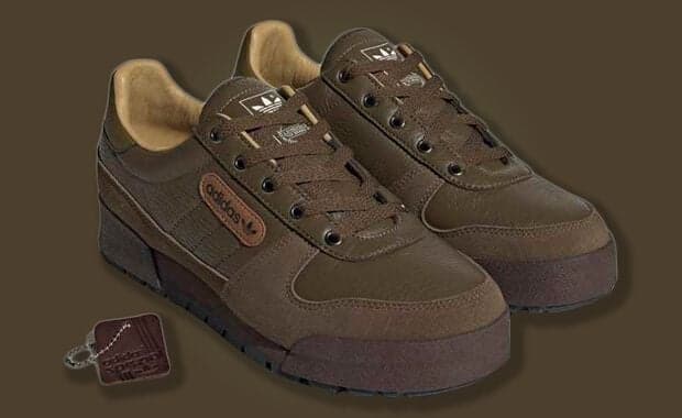 The adidas Carnforth SPZL Trace Olive Is Constructed With Premium Materials