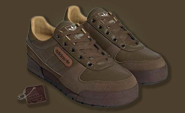 The adidas Carnforth SPZL Trace Olive Is Constructed With Premium Materials
