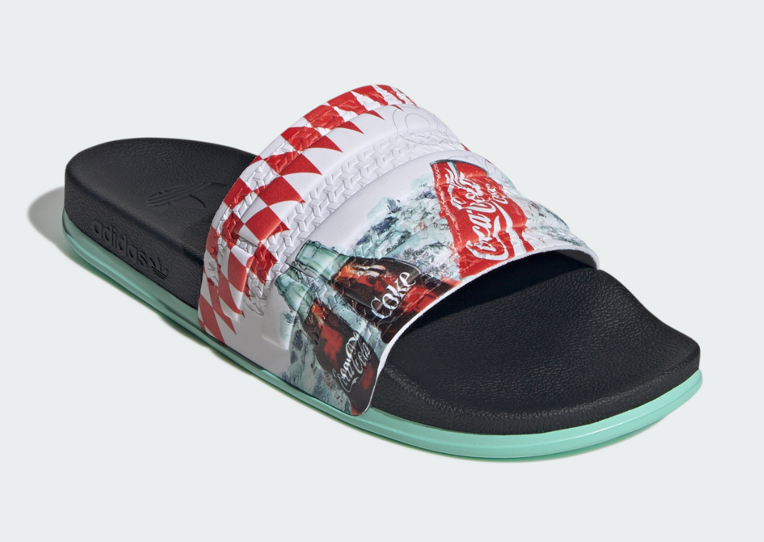 Coca-Cola x adidas Adilette Angle