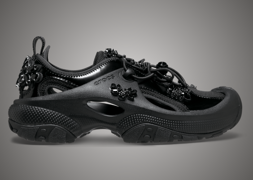 Simone Rocha x Crocs Trailbreak 2 Black - Lateral