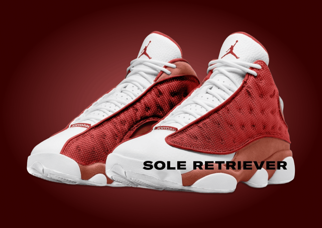 Jordan retro 13 red and white release date on sale