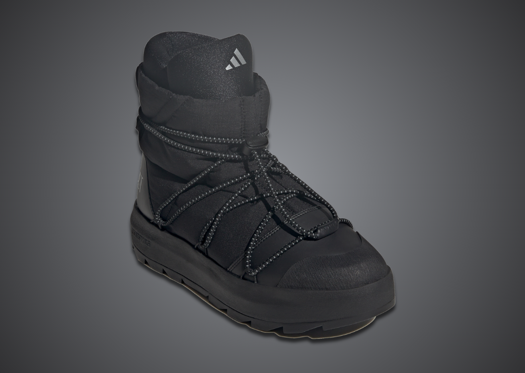 Moon Boot x adidas Ace Mid Core Black - Angle