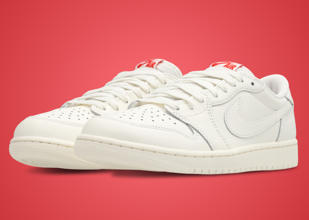 Air Jordan 1 Retro Low OG Sail pair