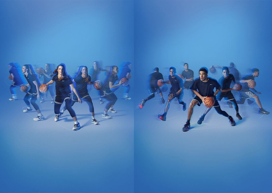 Sabrina Ionescu and Devin Booker in the Nike Air Zoom GT Cut 2