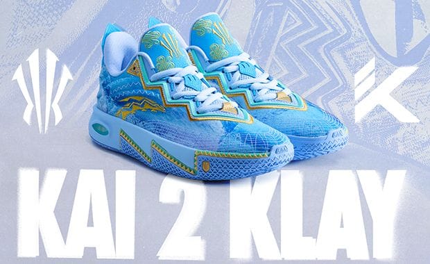 The ANTA Kai 2 Klay Celebrates Teammates Kyrie Irving and Klay Thompson