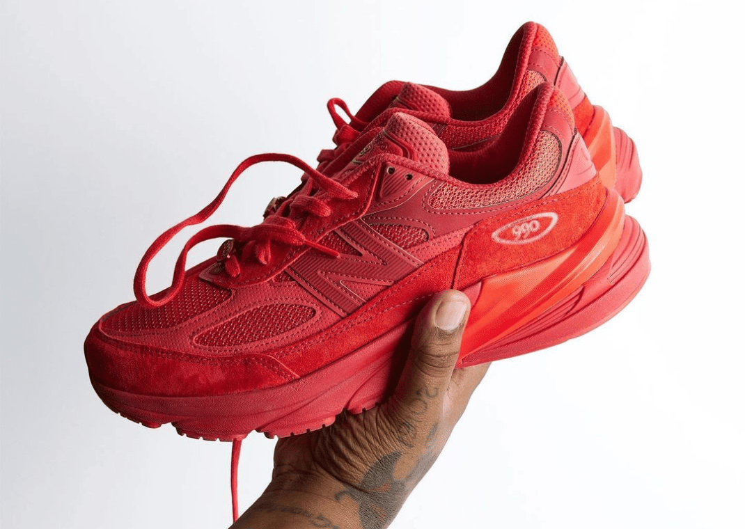 The Joe Freshgoods x New Balance 990v6 Made in USA Paris Red