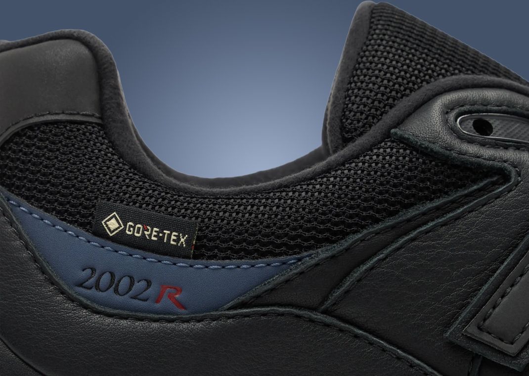 The JJJJound x New Balance 2002R Gore-Tex Triple Black