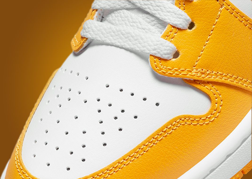 jordan air jordan 1 mid trainers white university gold cactus flower black