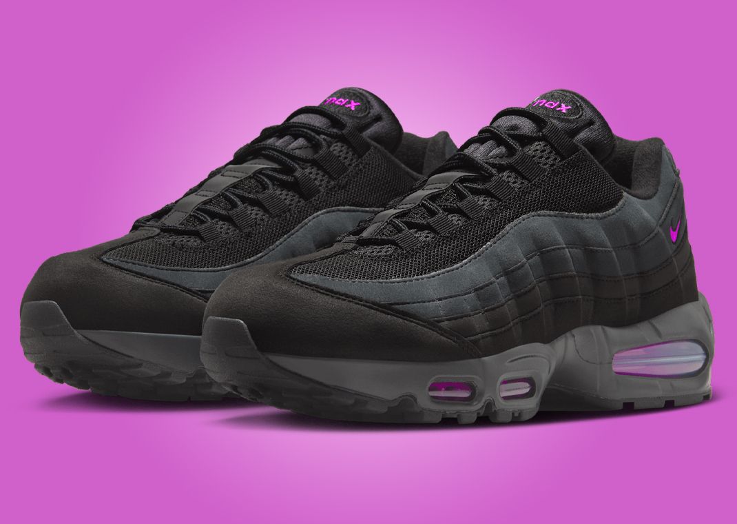 NIKE AIR MAX 95 OG ブラック / パープル　26cm Nike Air Max 95 OG Black Vivid Purple Releases Fall 2025