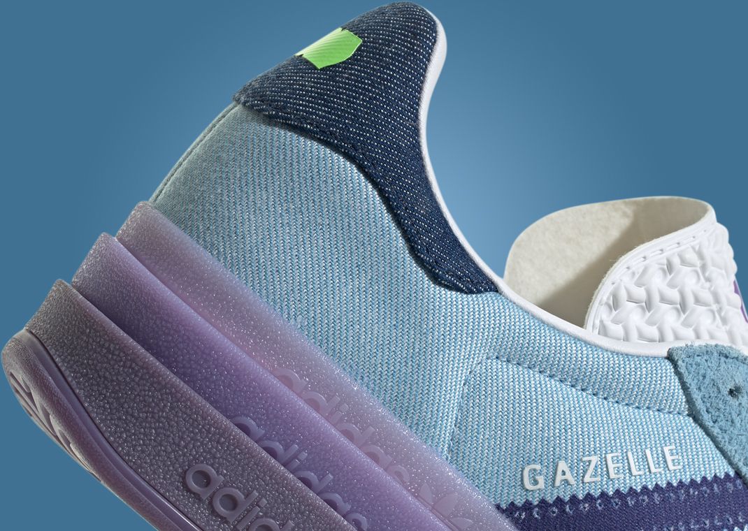 Kseniaschnaider x adidas Gazelle Bold Denim (W) Heel