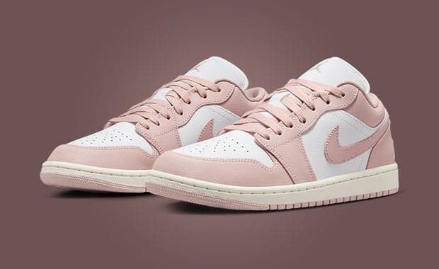 Air Jordan 1 Low White Pink Oxford (W)