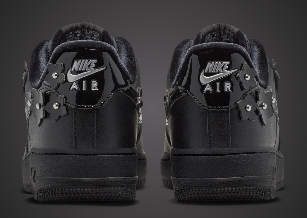 Nike Air Force 1 Low '07 Flowers Black - Back