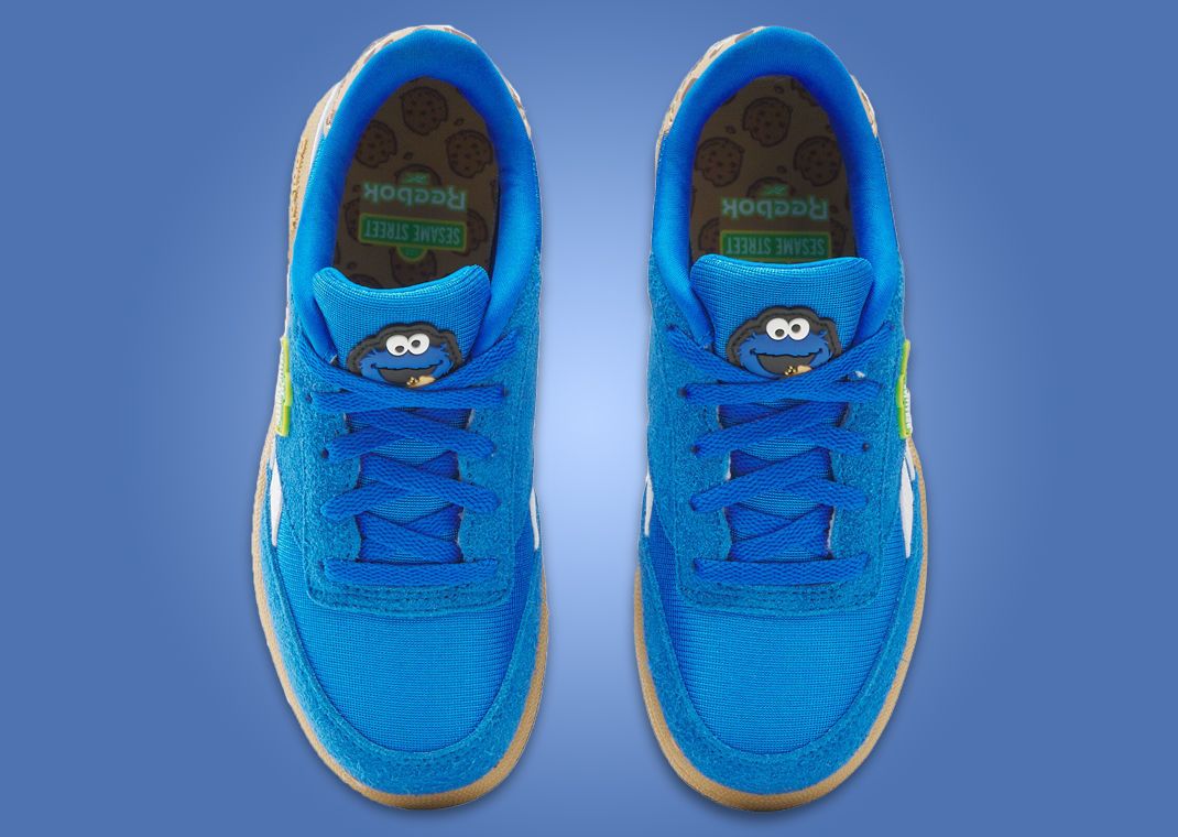 Sesame Street x Reebok Club C Revenge Cookie Monster Top