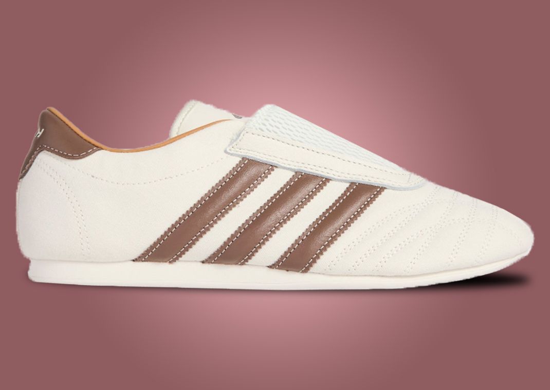Kith Women x adidas Taekwondo Natural Canvas & Coffee Quartz - Lateral
