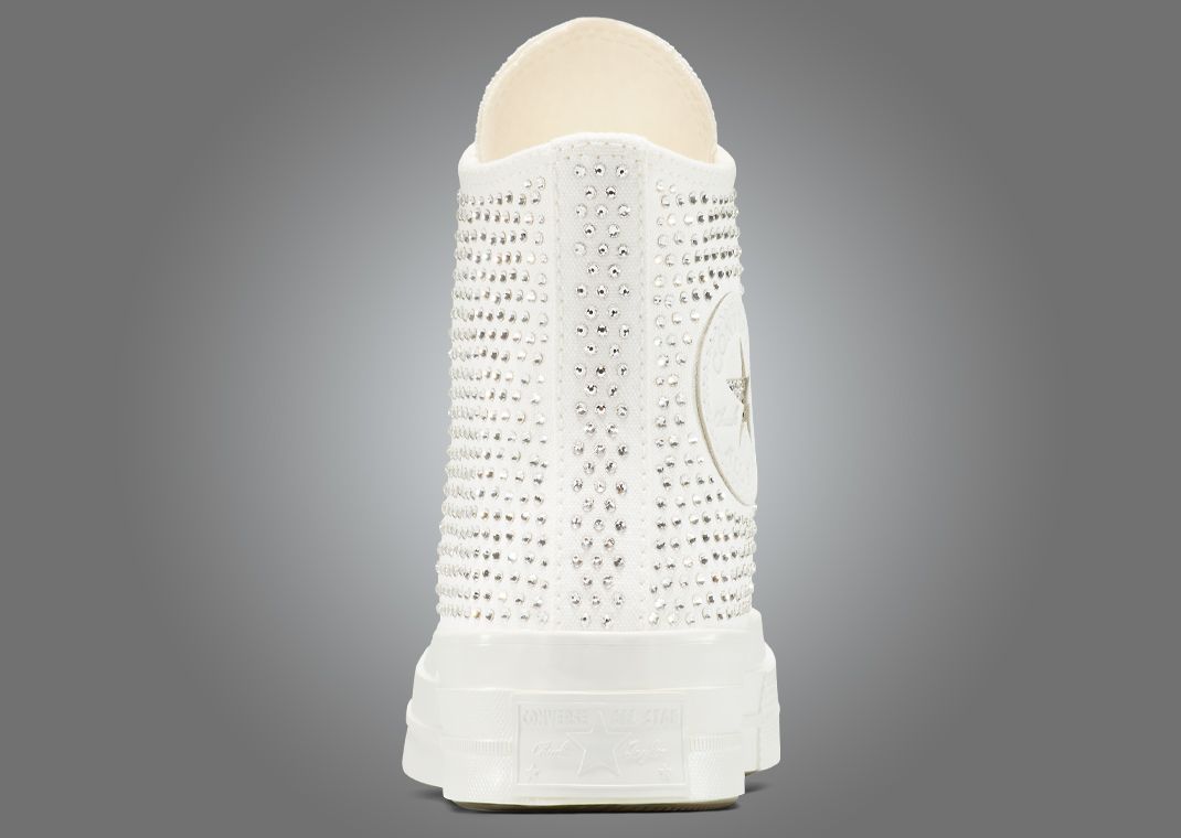 Swarovski x Converse Chuck Taylor White Heel