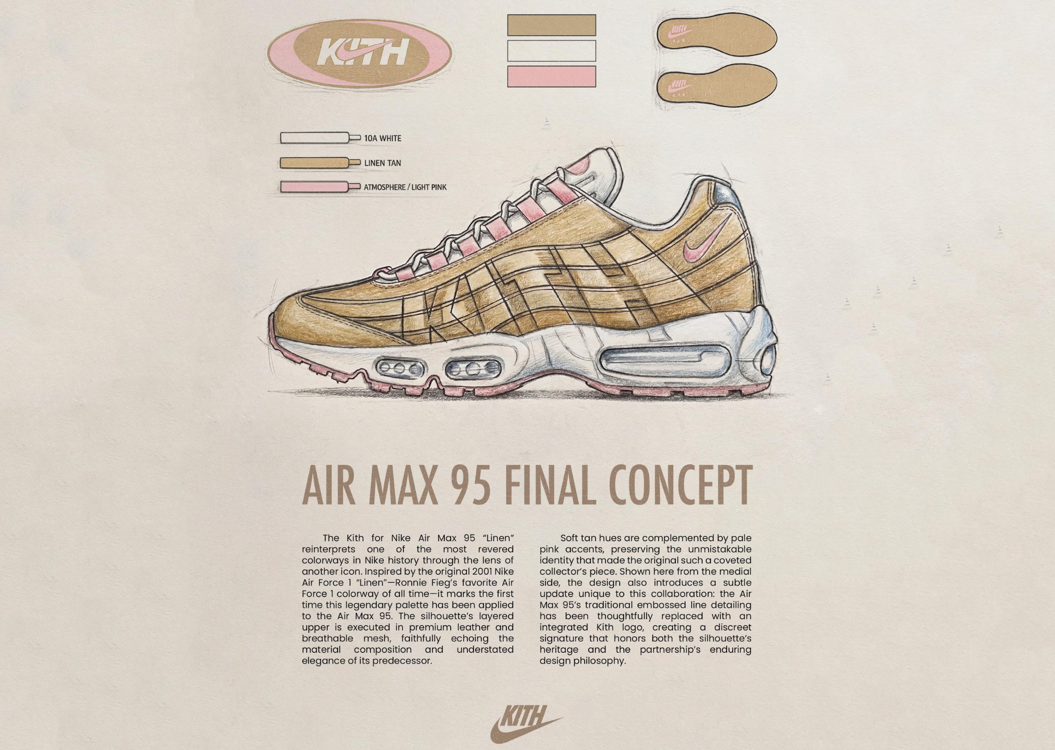 Kith x Nike Air Max 95 Big Bubble Linen