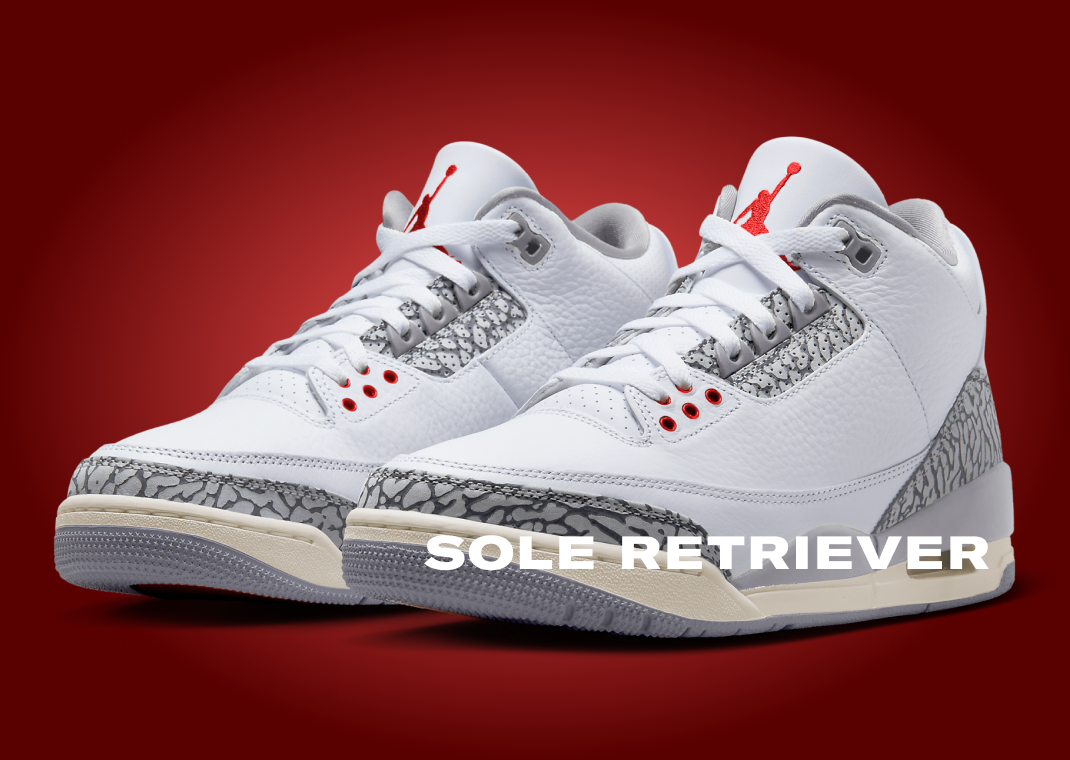 Air Jordan 3 Retro Cement Grey Angle